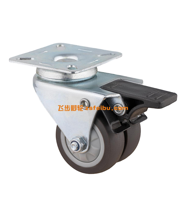 轻型PU，TPR双轮轻型双轮B2876008-2